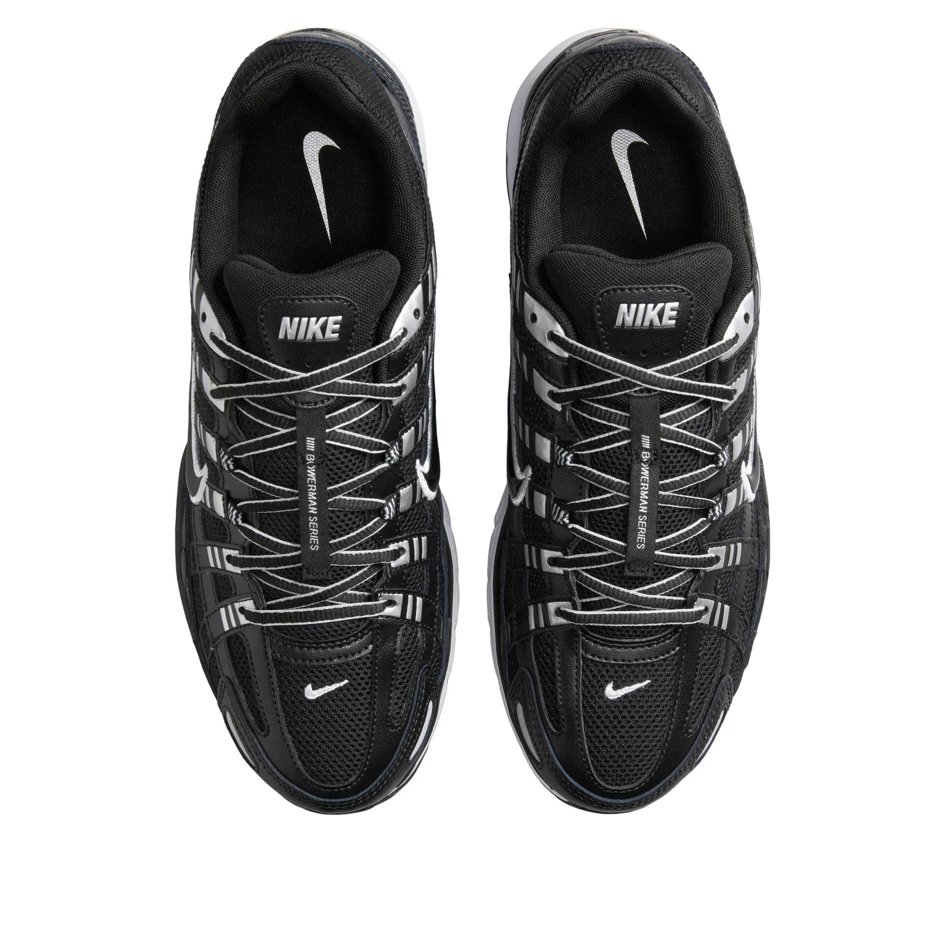 Nike P-6000 'Black White Metallic Silver'