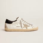 Golden Goose Super-Star with black heel tab and metal stud lettering(Unisex)