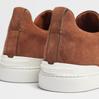 ZEGNA TOBACCO SUEDE TRIPLE STITCH™ SNEAKERS