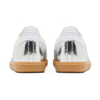 Adidas Samba OG - Silver Metallic Cracked Leather