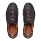 BLACK DEERSKIN TRIPLE STITCH™ SNEAKERS Black