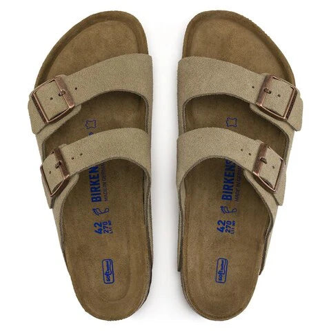 Birkenstock Arizona Suede Leather – Taupe