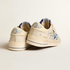 Golden Goose Super-Star Stardan 'Ivory Blue Star'(Men's)
