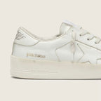 Golden Goose Super-Star Stardan in total white leather(Women's)