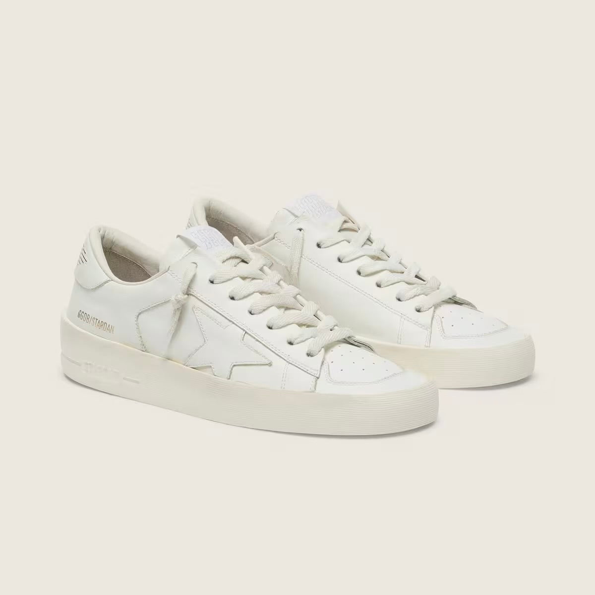 Golden Goose Super-Star Stardan in total white leather(Women's)