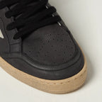 Golden Goose Ball Star in glitter with leather star and metallic leather heel tab Dark Grey Sand(Men)