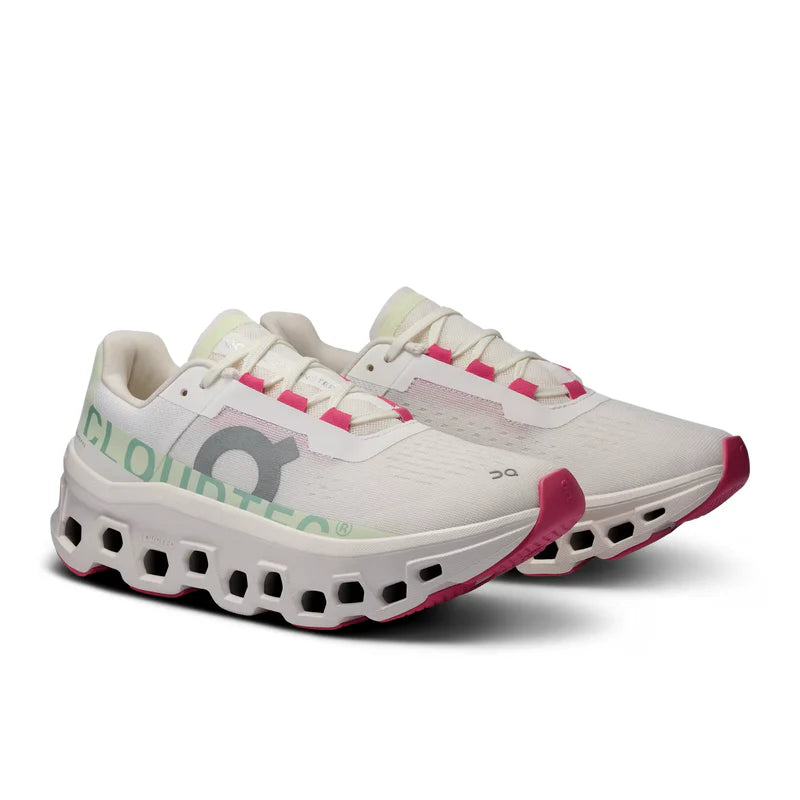 On Running Cloudmonster White/Lima