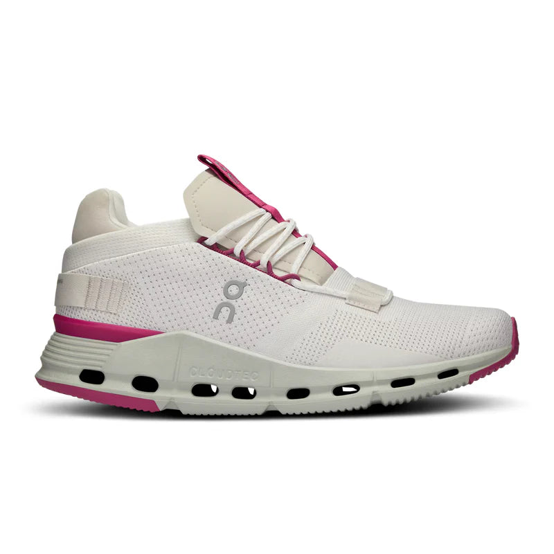 On Running Cloudnova Undyed/White/Carnation