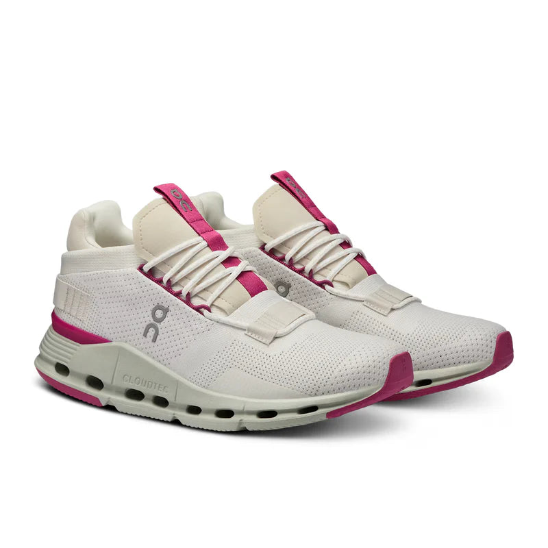 On Running Cloudnova Undyed/White/Carnation