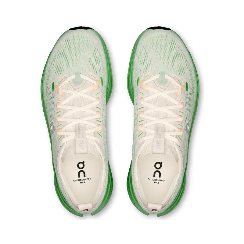On Running Cloudsurfer max mens ivory honeydew