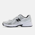 New balance 740 White with metallic silver and black