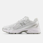 New balance 740 White with metallic silver and reflection