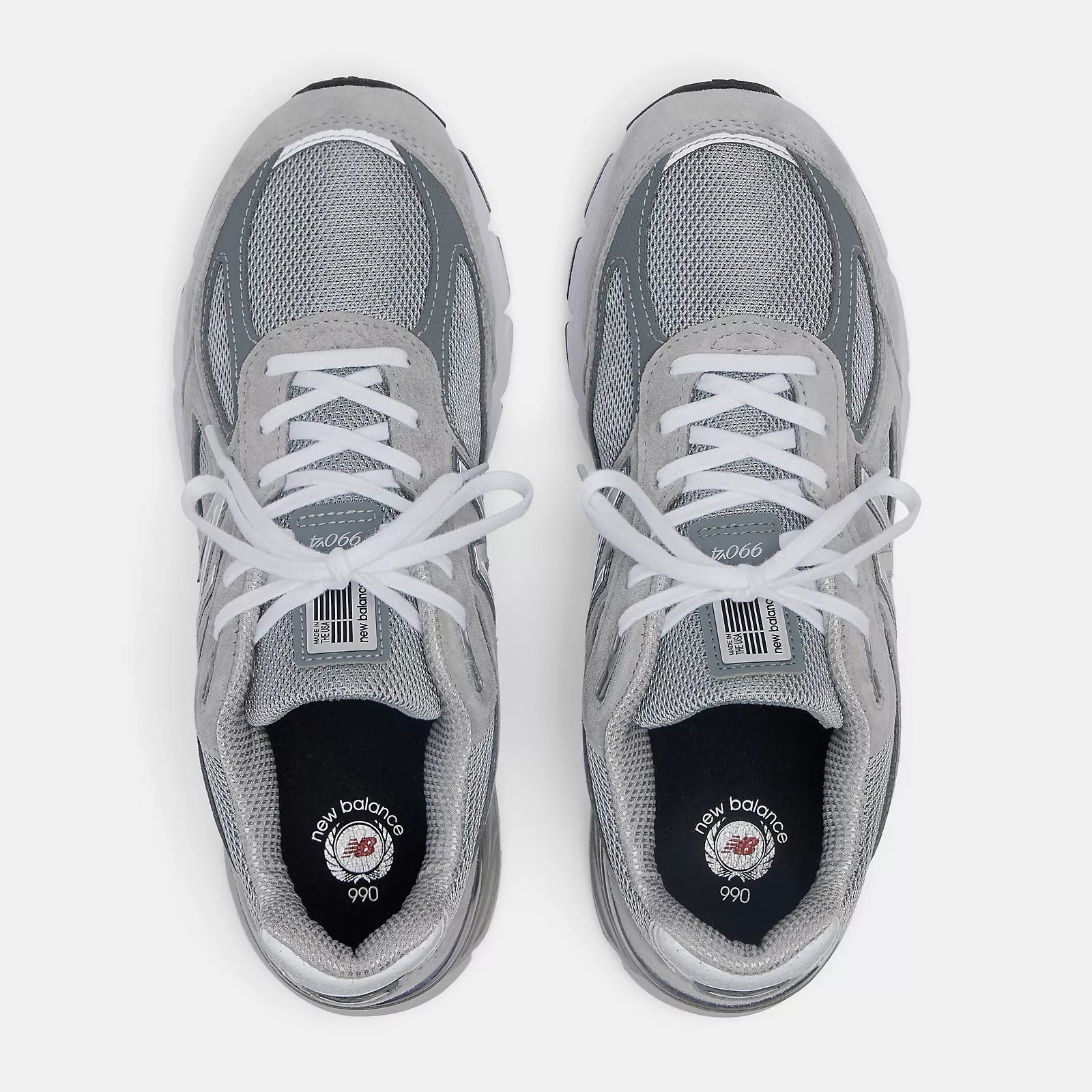 New balance 990 Grey with grey 006 and white