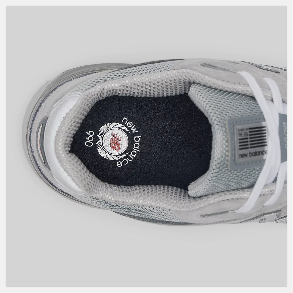 New balance 990 Grey with grey 006 and white