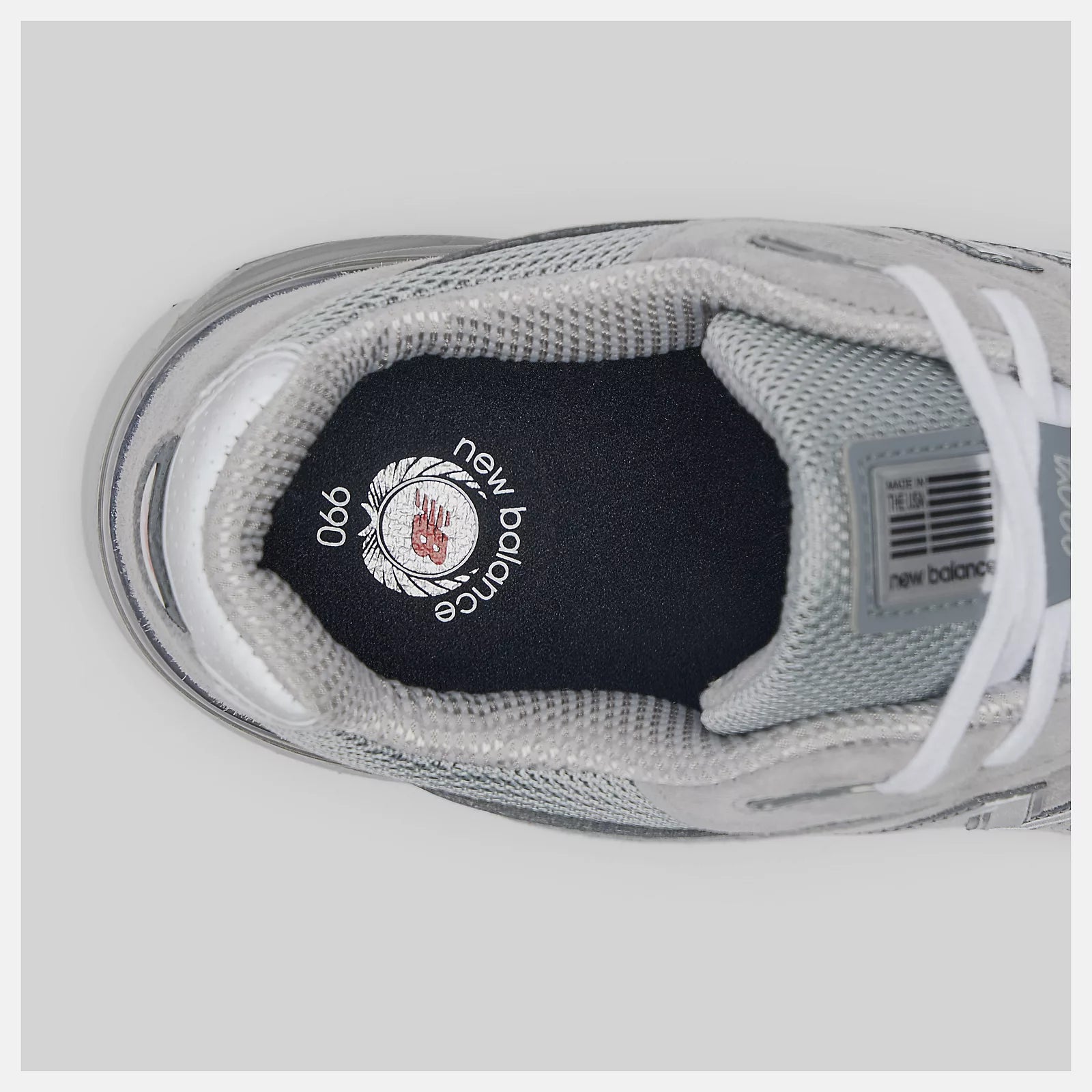 New balance 990 Grey with grey 006 and white