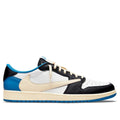 Air Jordan 1 Retro Low x Fragment Design x Travis Scott x 'Sail Black Military Blue'